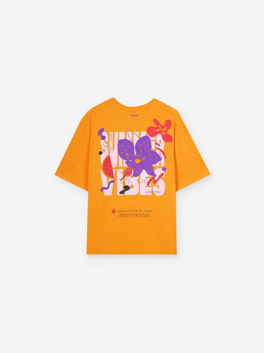 Orange Oversized T-Shirts for Men
