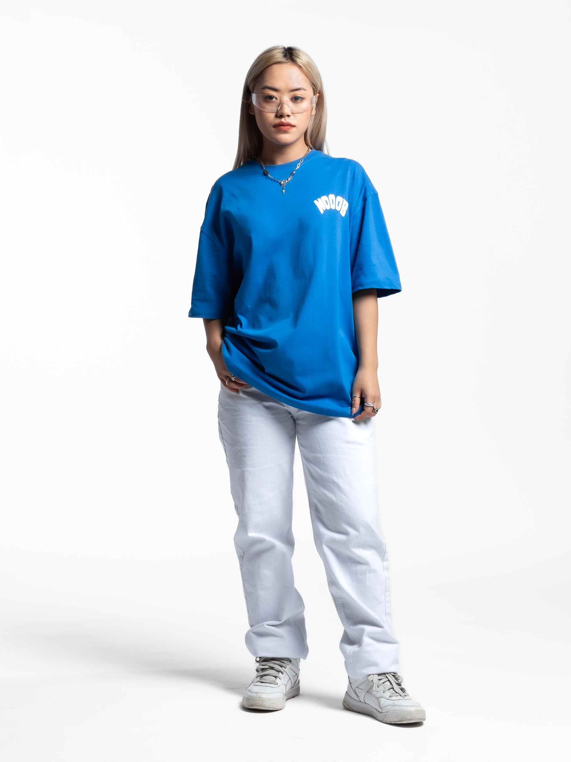 Premium Blue Oversized T-Shirt Nooob