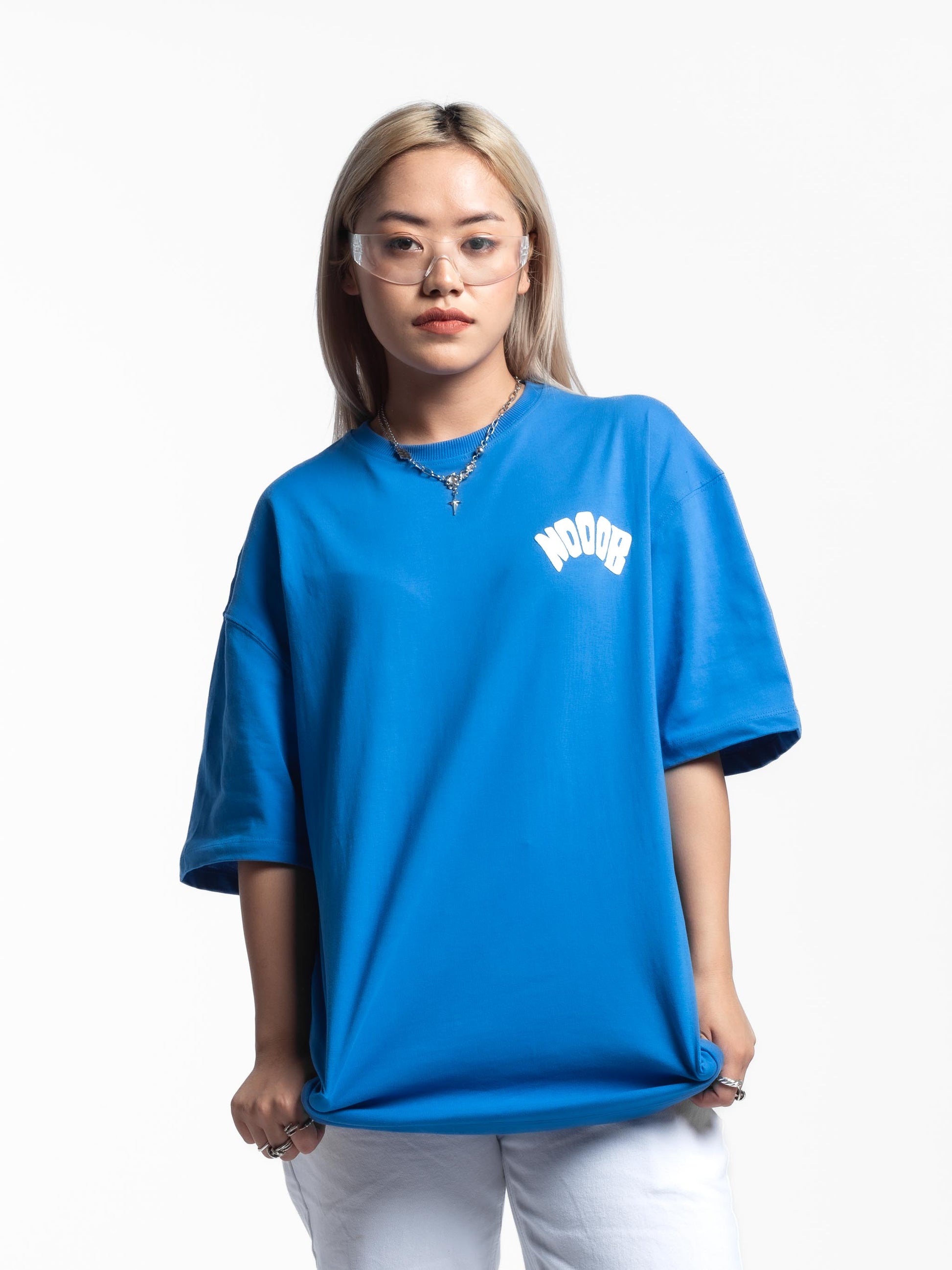 Women's Blue Oversized T-shirt