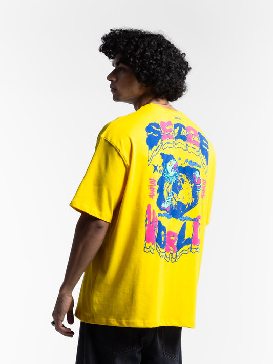 Premium Yellow Oversized T-shirt for Gents